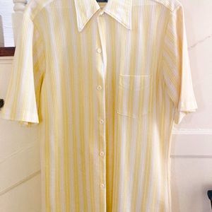 Vintage 50’s/60’s Polyester Button Down by Slomann’s of California SZ L Tall